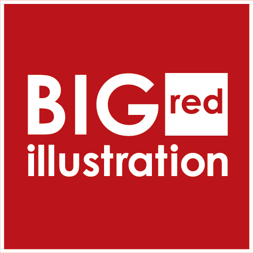 Big Red Illustration logo